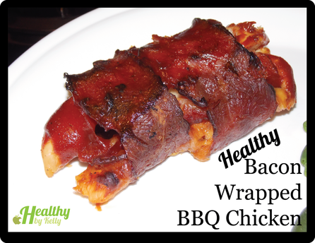Healthy Bacon-Wrapped BBQ Chicken